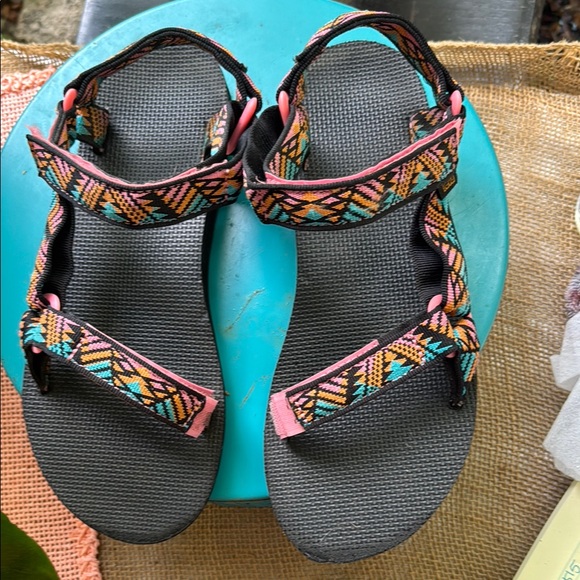 Colorful Patterned Tevas - Picture 2 of 3